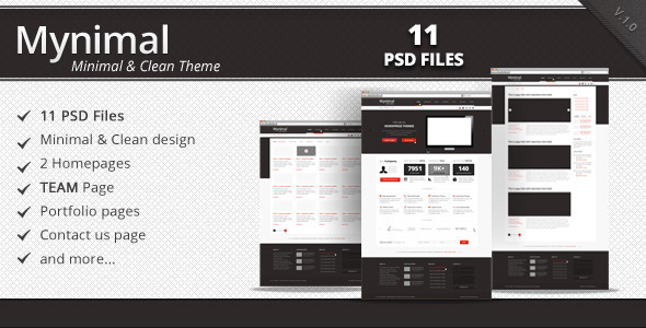 Mynimal - Clean & Minimal Corporate Theme